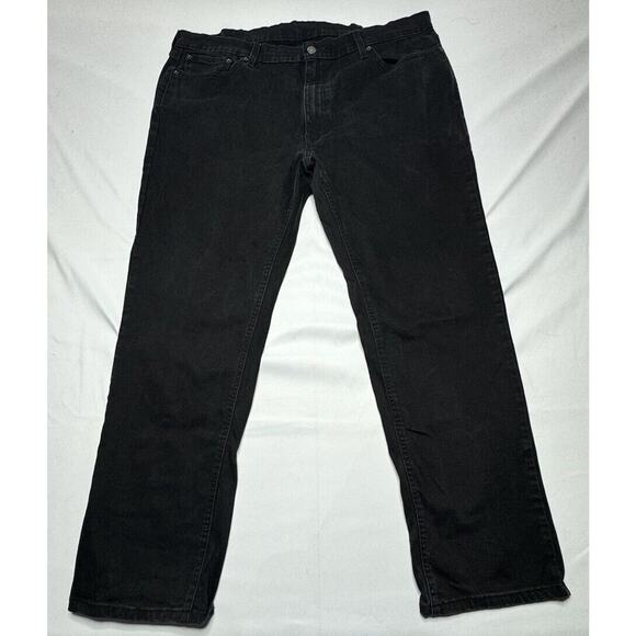 Levis 541 Men's Athletic Taper Black Denim Jeans - Size 40x30 - Picture 1 of 7